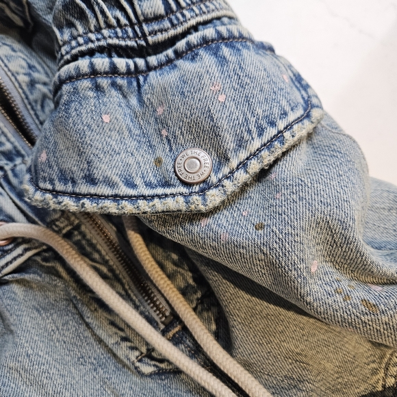 NWOT Free People We The Free Mojave Denim Shortall - Saguaro, Sz Small - Picture 11 of 12